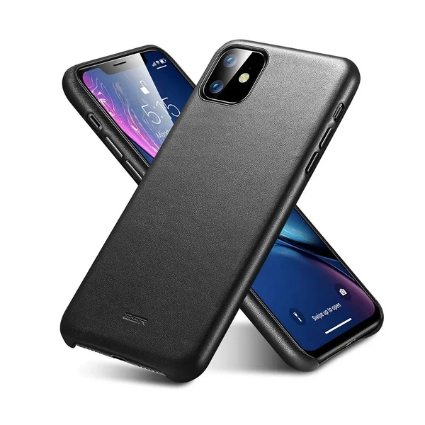 Шкіряний чохол ESR Metro Leather Black для iPhone 11