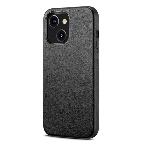 Чорний шкіряний чохол MagSafe ESR Metro Leather with HaloLock Black для iPhone 13