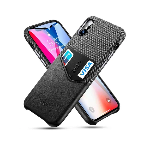 Шкіряний чохол з відділенням для карт ESR Metro Series Black для iPhone X | XS у Чернігові