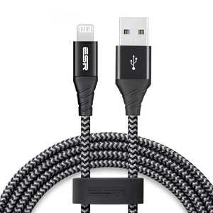 Кабель ESR Nylon Braided MFI Lightning to USB 1m для iPhone | iPad | AirPods