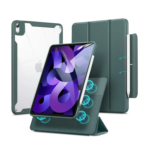 Магнітний чохол-книжка ESR Rebound Hybrid Case 360 ​​Forest Green для iPad Air 5 M1 | 4 (2022 | 2020)