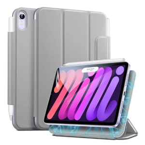 Магнітний чохол-книжка ESR Rebound Magnetic with Clasp Gray для iPad mini 6 (2021)
