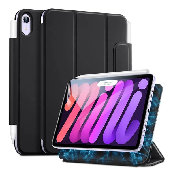 Магнітний чохол-книжка ESR Rebound Magnetic with Clasp Black для iPad mini 6 (2021) у Полтаві