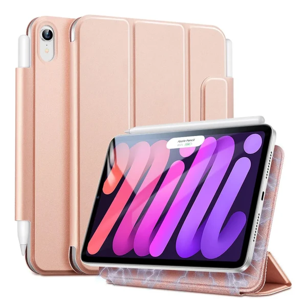 Магнітний чохол-книжка ESR Rebound Magnetic with Clasp Rose Gold для iPad mini 6 (2021) у Полтаві