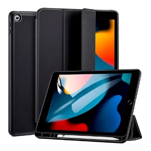 Черный чехол-книжка с держателем для Apple Pencil ESR Rebound Pencil Case Black для iPad 9 | 8 | 7 10.2" (2021 | 2020 | 2019) 4894240096710 - Фото 1