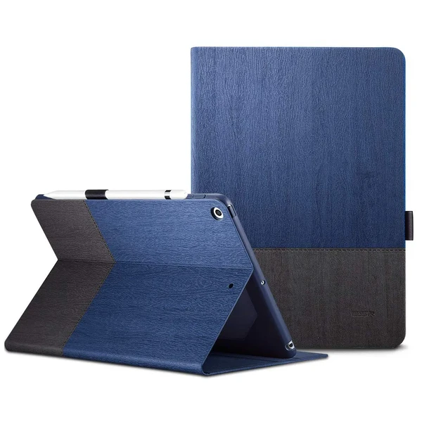Шкіряний чохол ESR Simplicity Premium Folio Blue Gray для iPad mini 4 у Тернополі