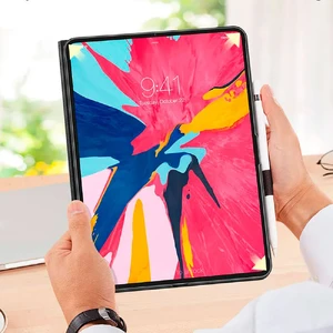 Чехол с держателем для Apple Pencil ESR Simplicity Premium Folio Black для iPad Pro 11" - Фото 4