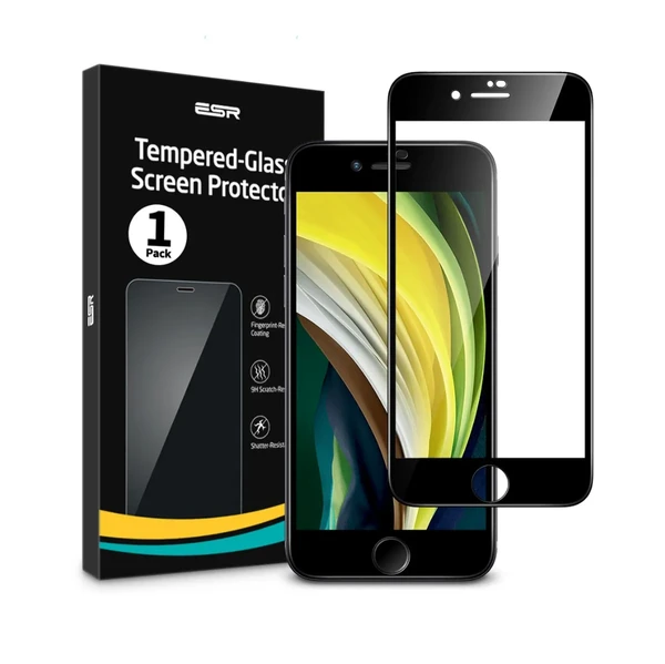 Захисне скло ESR Tempered Glass Full для iPhone 8 | 7 | 6s | 6 Black у Вінниці