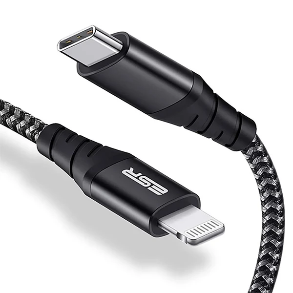 Кабель ESR USB-C to Lightning PD MFI 2m для зарядки iPhone | iPad у Полтаві
