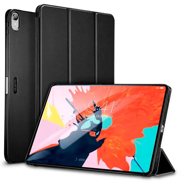Шкіряний чохол ESR Yippee Color Trifold Smart Case Black для iPad Pro 11" (2018) у Дніпрі