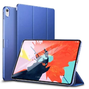 Кожаный чехол ESR Yippee Color Trifold Smart Case Navy Blue для iPad Pro 12.9" (2018) 4894240073759 - Фото 1