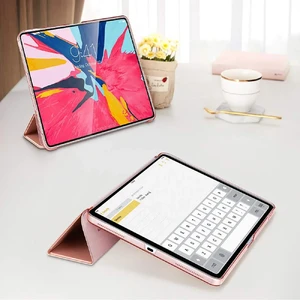 Кожаный чехол ESR Yippee Color Trifold Smart Case Rose Gold для iPad Pro 12.9" (2018) - Фото 4