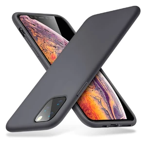 Серый силиконовый чехол ESR Yippee Color Gray для iPhone 11 Pro Max - Фото 3