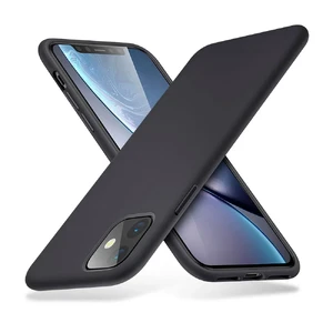 Чорний силіконовий чохол ESR Yippee Color Black для iPhone 11 - Фото 3