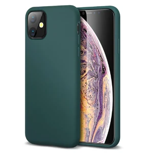Зеленый силиконовый чехол ESR Yippee Color Pine Green для iPhone 11 3C01192400401 - Фото 1