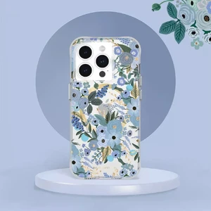 Чехол с MagSafe Case-Mate Garden Party Blue для iPhone 15 Pro - Фото 7