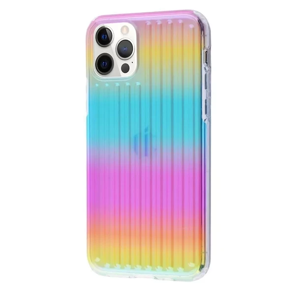Силіконовий чохол з градієнтом iLoungeMax Rainbow для iPhone 12 Pro Max