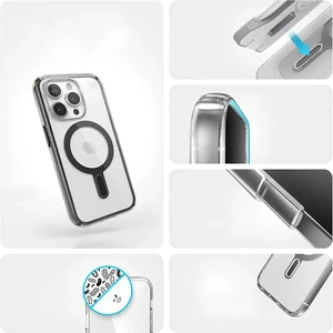 Чехол из MagSafe Speck Presidio ClickLock Perfect-Clear Black для iPhone 15 Pro - Фото 10