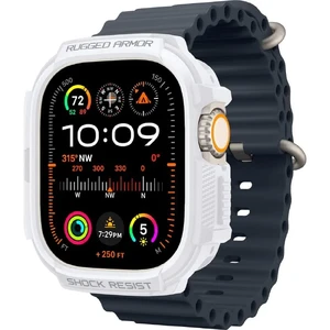 Захисний чохол Spigen Rugged Armor White для Apple Watch Ultra | Ultra 2 49mm - Фото 2