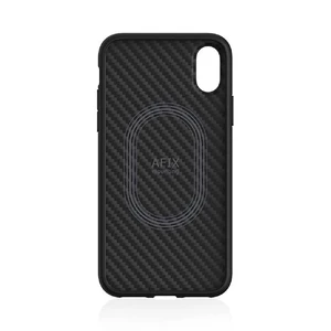 Протиударний чохол Evutec AER Series Karbon Black для iPhone X | XS з магнітним Автодержатель - Фото 8