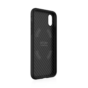Протиударний чохол Evutec AER Series Karbon Black для iPhone X | XS з магнітним Автодержатель - Фото 9
