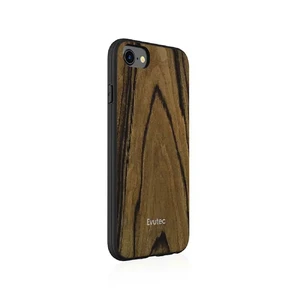 Противоударный чехол Evutec AER Series Wood Burmese Rosewood для iPhone SE 3 | SE 2 | 8 | 7 | 6s | 6 с магнитным автодержателем - Фото 3
