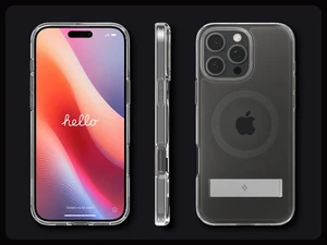 Прозрачный серый чехол Spigen Ultra Hybrid S Mag для iPhone 16 Pro - Фото 6