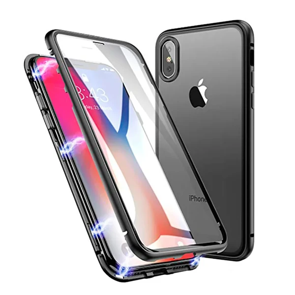 Магнітний чохол iLoungeMax Glass Magnetic для iPhone X | XS у Полтаві