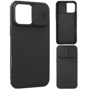 Черный магнитный чехол Nillkin CamShield Pro для iPhone 16 Pro Max - Фото 6