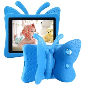 Детский чехол iLoungeMax Cartoon Butterfly Blue для Apple iPad 9 | 8 | 7 10.2" (2021 | 2020 | 2019) | Air 3 10.5" | Pro 10.5"  - Фото 1