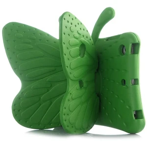 Детский противоударный чехол iLoungeMax Cartoon Butterfly Green для iPad Pro 9.7" | Air | Air 2 - Фото 2