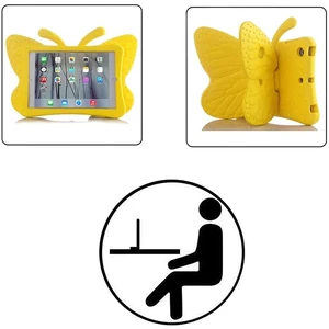 Детский противоударный чехол iLoungeMax Cartoon Butterfly Yellow для iPad Pro 9.7" | Air | Air 2 - Фото 4