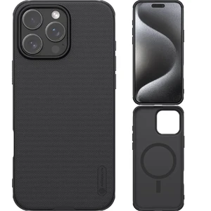 Чорний магнітний чохол Nillkin Frosted Shield Pro для iPhone 16 Pro Max - Фото 12