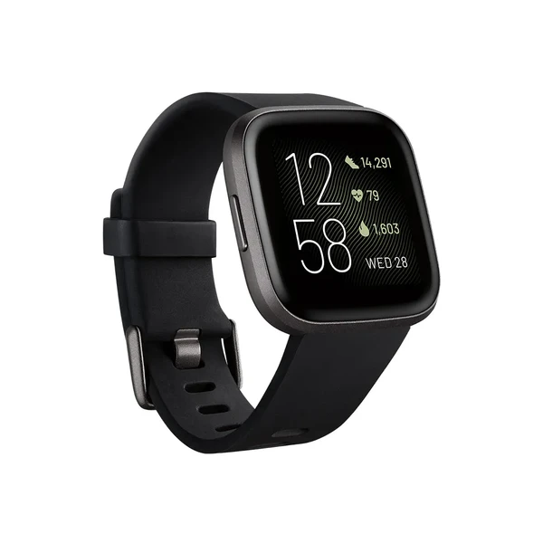 Розумні годинник Fitbit Versa 2 Black | Carbon Aluminum