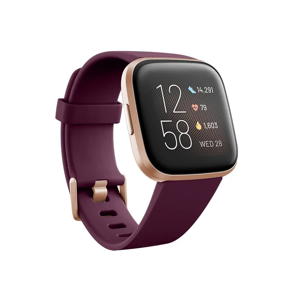 Розумні годинник Fitbit Versa 2 Bordeaux | Copper Rose