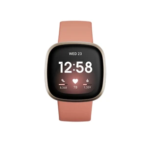 Умные смарт-часы Fitbit Versa 3 Pink Clay | Soft Gold Aluminum  - Фото 1
