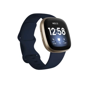 Розумний годинник Fitbit Versa 3 Midnight | Soft Gold Aluminum - Фото 2