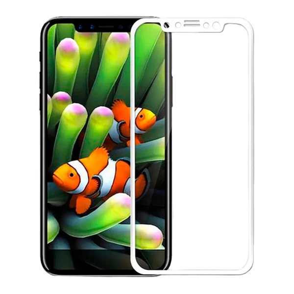 Захисне скло iLoungeMax SilicolEdge White для iPhone 11 Pro | X | XS