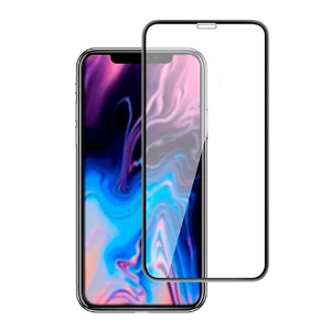 Защитное 3D стекло с рамкой для поклейки oneLounge SilicolEdge для iPhone 11 Pro Max | XS Max - Фото 2