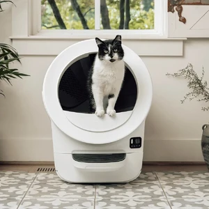 Самоочищающийся лоток для кошек Whisker Litter-Robot EVO White с Wi-Fi и контролем запаха - Фото 3