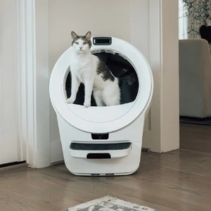 Самоочищающийся лоток для кошек Whisker Litter-Robot 5 Pro White с Wi-Fi и контролем запаха - Фото 3