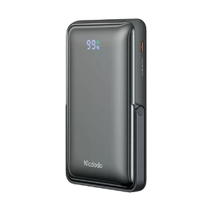 Повербанк для iPhone з MagSafe 10000mAh, з дисплеєм та підставкою, 15W | Mcdodo GoPower Grey - Фото 3