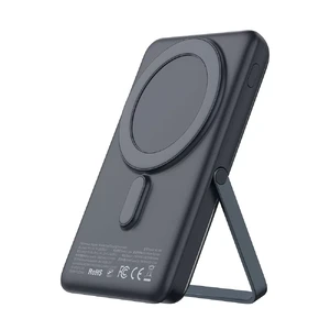Повербанк для iPhone з MagSafe 10000mAh, з дисплеєм та підставкою, 15W | Mcdodo GoPower Grey - Фото 2