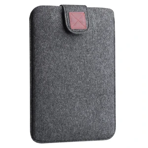 Чохол-кишеня на липучці з повсті Gmakin Black | Brown для MacBook Air 13" (2018-2024) | Pro 13" (2016-2022) GM56-13New - Фото 1
