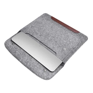 Чохол-конверт з повсті Gmakin Case Pocket Brown для MacBook Air 13" (2018-2024) | Pro 13" (2016-2022) - Фото 3