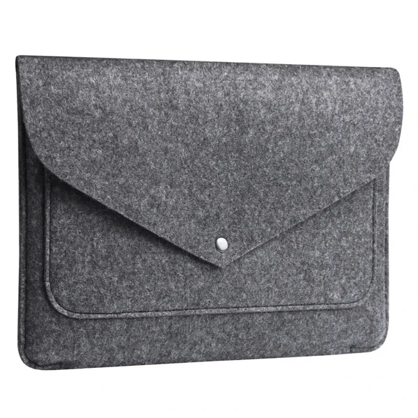 Чехол-конверт из войлока Gmakin Dark Grey для MacBook Air 13" (2018-2024) | Pro 13" (2016-2022)