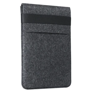 Чохол-карман з повсті з резинкою Gmakin Dark Grey для MacBook Air 13" (2018-2024) | Pro 13" (2016-2022)
