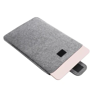 Чохол-кишеня на липучці з повсті Gmakin Gray для MacBook Air 13" (2018-2024) | Pro 13" (2016-2022) - Фото 3