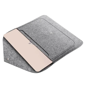 Чохол-конверт з повсті Gmakin Grey для MacBook Air 13" (2018-2024) | Pro 13" (2016-2022) - Фото 4