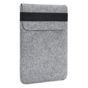 Чохол-карман з повсті з резинкою Gmakin Grey для MacBook Air 13" (2018-2024) | Pro 13" (2016-2022)